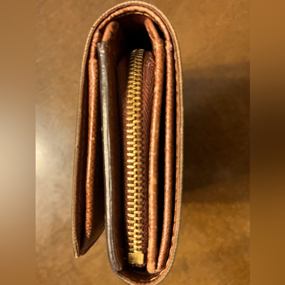 Authentic Louis Vuitton Porte Monnaie Monogram Tresor Wallet - Picture 6 of 15